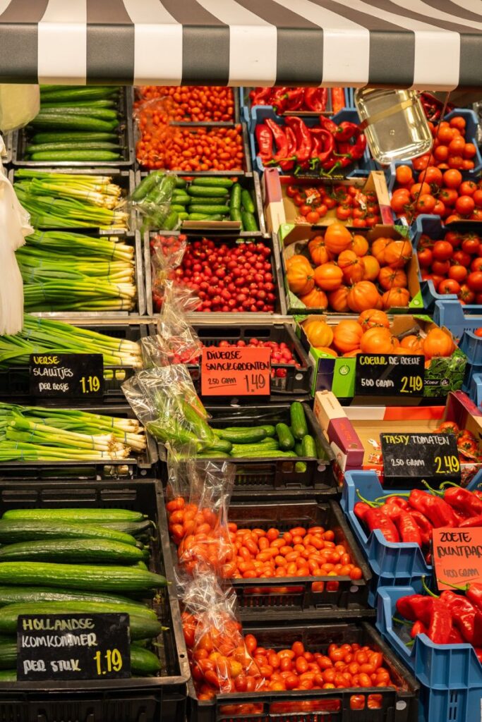 8 Verschillende groentes