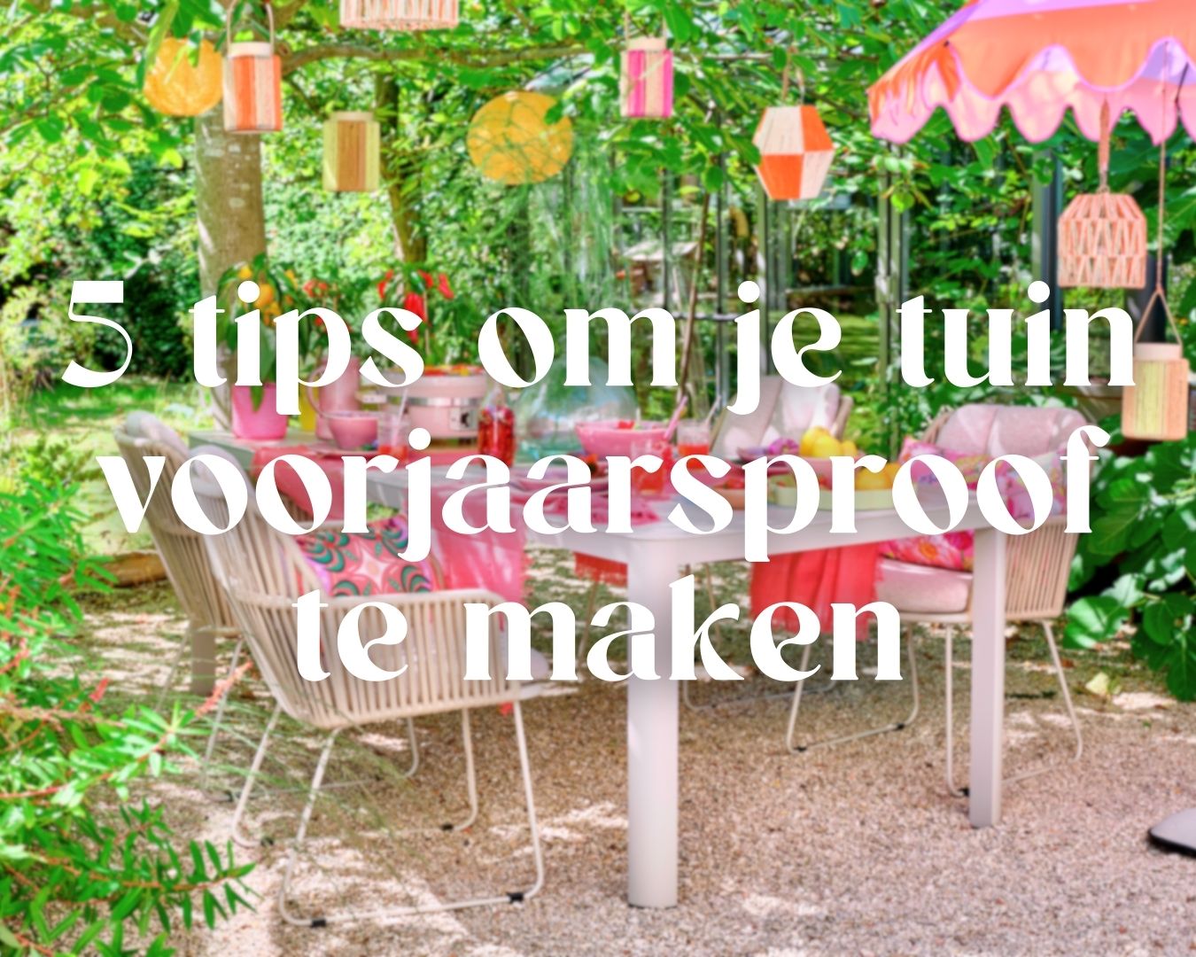 Zo maak je je tuin klaar voor het voorjaar (5 stappen)